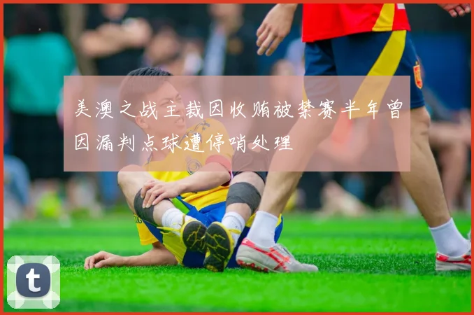 美澳之战主裁因收贿被禁赛半年曾因漏判点球遭停哨处理